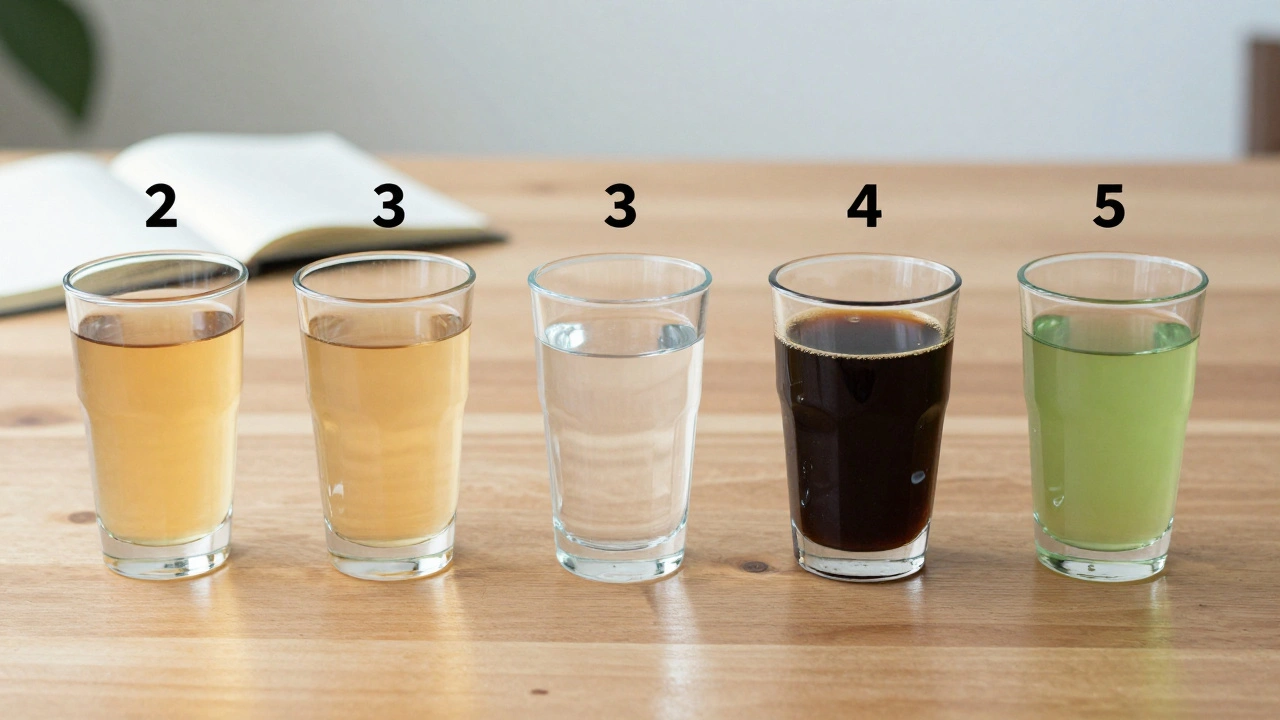 Seven-day timeline showing sugary drinks replaced by water, coffee, and tea on a table