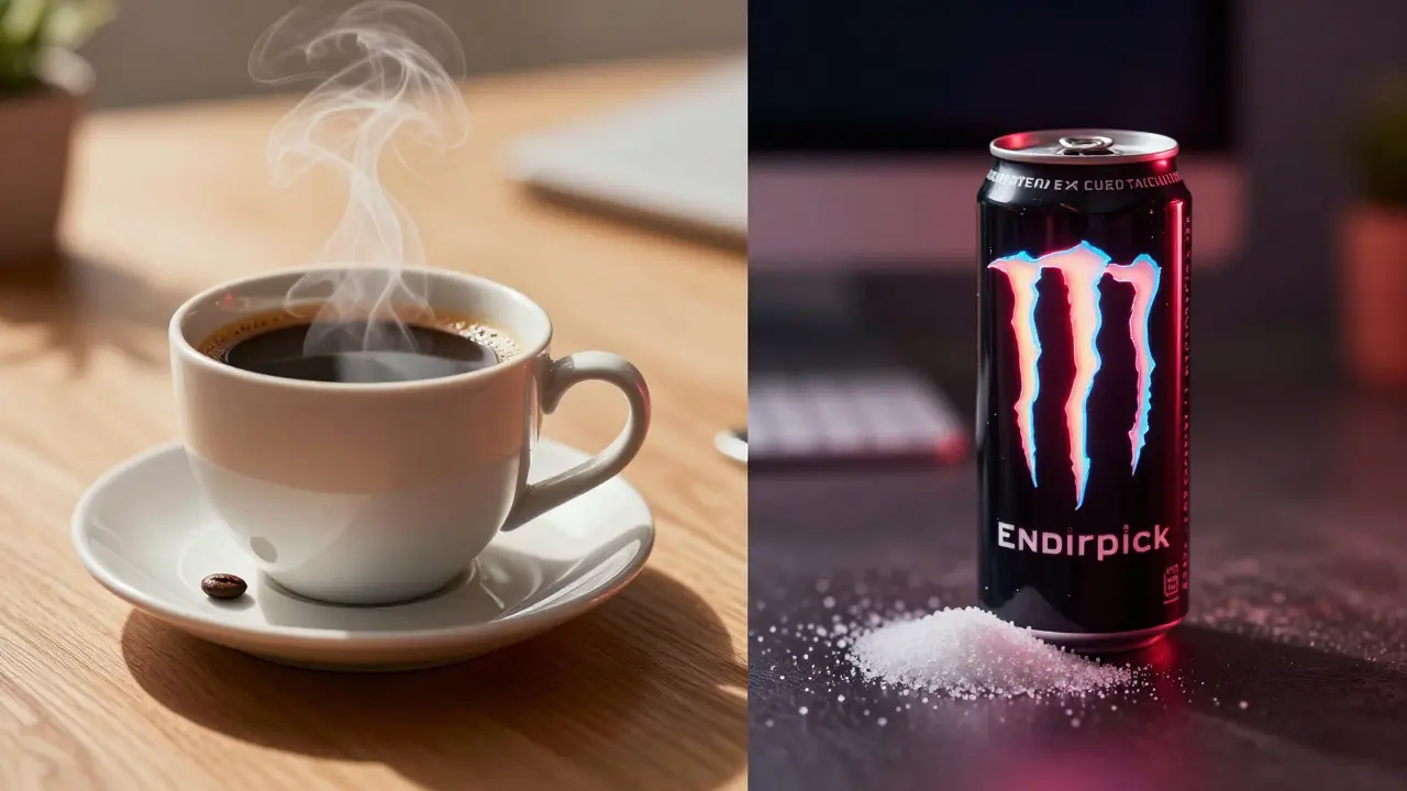 Why Coffee Is a Healthier Energy Choice Than Energy Drinks
